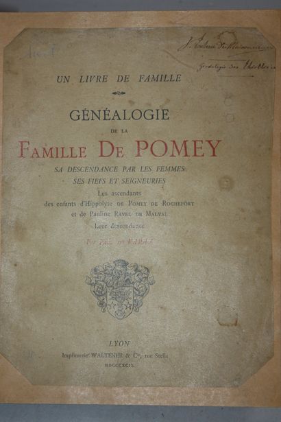 VARAX. Genealogy of the de Pomey Family Its...
