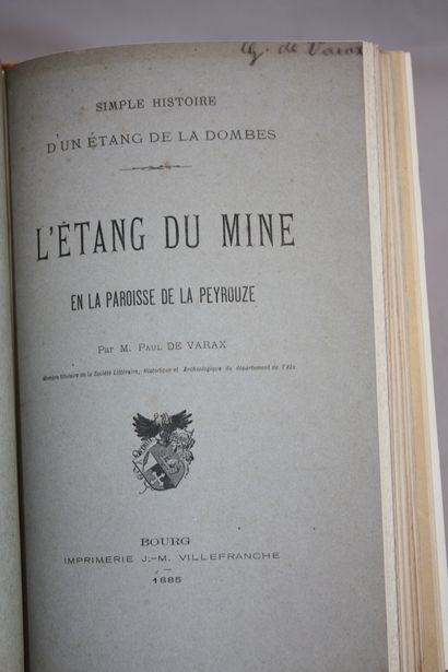 VARAX (P. de). La Seigneurie de Jarnieux...
