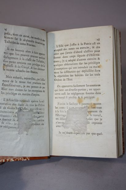 GAULTIER DE BIAUZAT (J.-F.). Doléances sur...