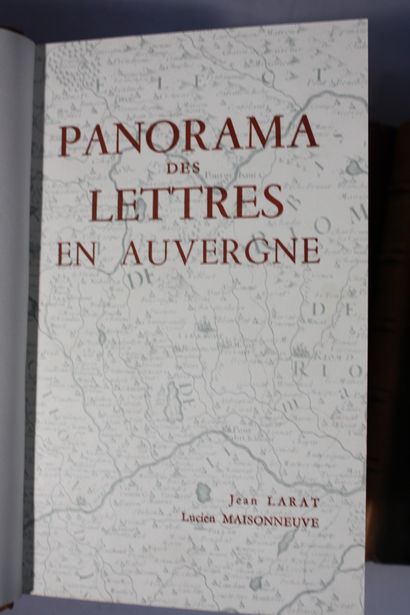 [AUVERGNE GENERALITES]. 11 volumes in-8,...