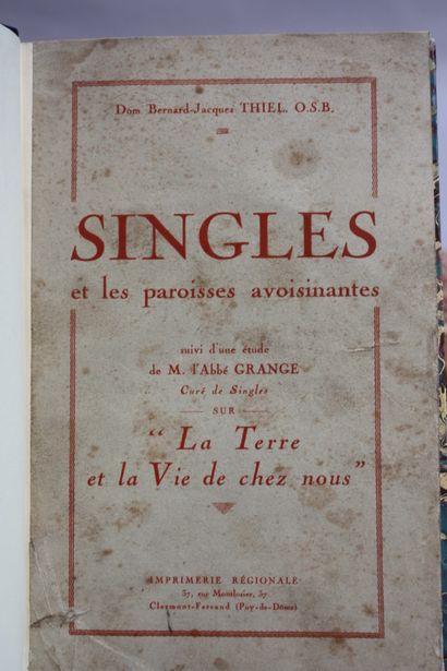 [AUVERGNE -MONOGRAPHIES]. 5 volumes :
PAUL...