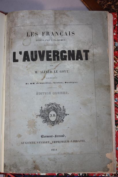 [AUVERGNE]. Lot de 15 plaquettes reliées,...