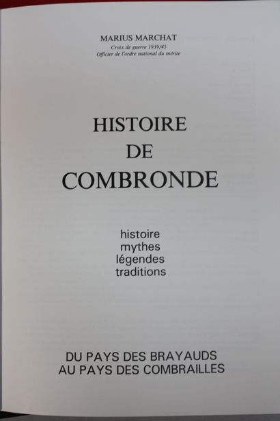 [AUVERGNE MONOGRAPHIES VILLAGEOISES]. 9 volumes...