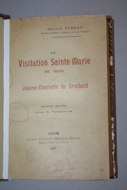 EVERAT (Edouard). La Visitation Sainte-Marie...