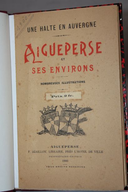 [LE MONT-DORE AIGUEPERSE CHANONAT].
AUDIFFRED...