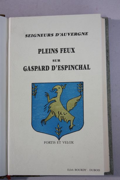 [ESPINCHAL] BOURDY-DUBOIS (Edith). Seigneurs...