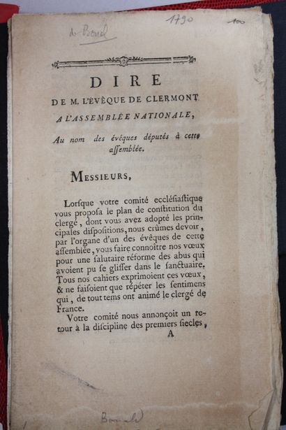 VAISSIERE (Pierre de). Lettres d'aristocrates
