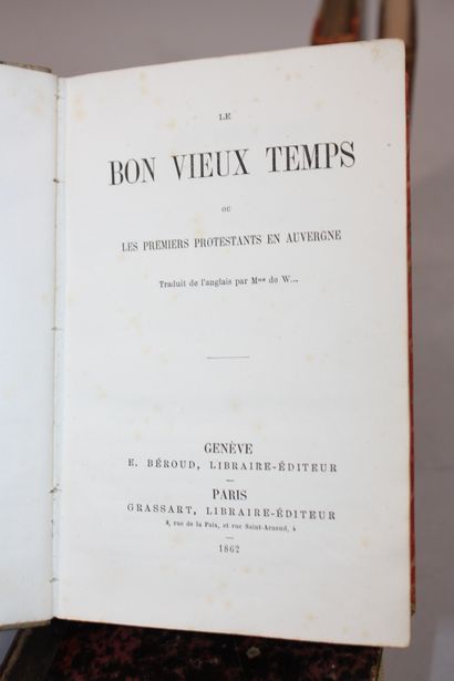 [AUVERGNE]. 6 volumes in-12 reliés :
BIELAWSLI...