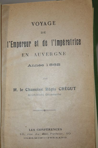 [AUVERGNE DIVERS]. 11 pièces réunies en 3...