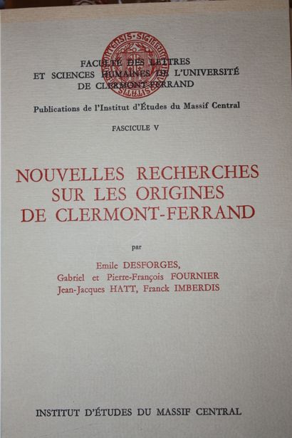 [CLERMONT-FERRAND].
DESFORGES (E.) - FOURNIER...