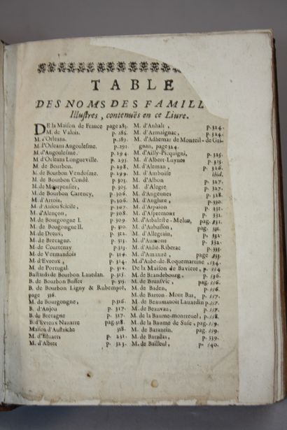 [ANSELME DE SAINTE-MARIE]. Le Palais de la...