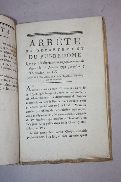 [IMPRESSIONS CLERMONTOISES]. 2 volumes :...