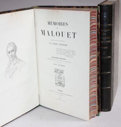 MALOUET (Baron Pierre-Victor). Mémoires de...