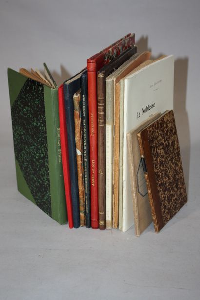 [AUVERGNE]. Lot de 15 plaquettes reliées,...