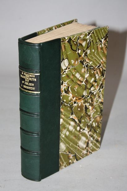TROGNON (Auguste). Manuscrits de l'ancienne...