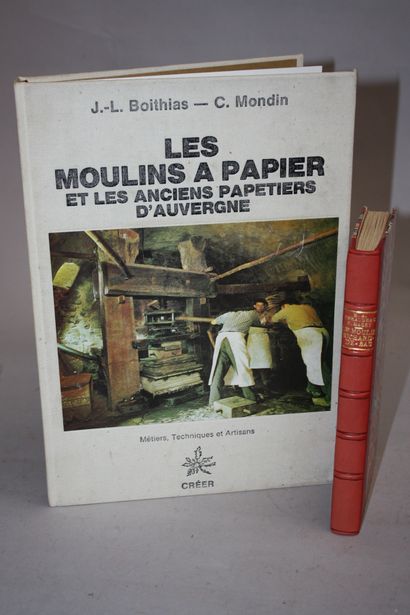 BOITHIAS MONDIN. Les moulins à papier et...
