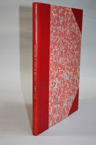 [MANUSCRIT]. CAUMONT (Marquis de). Essai...