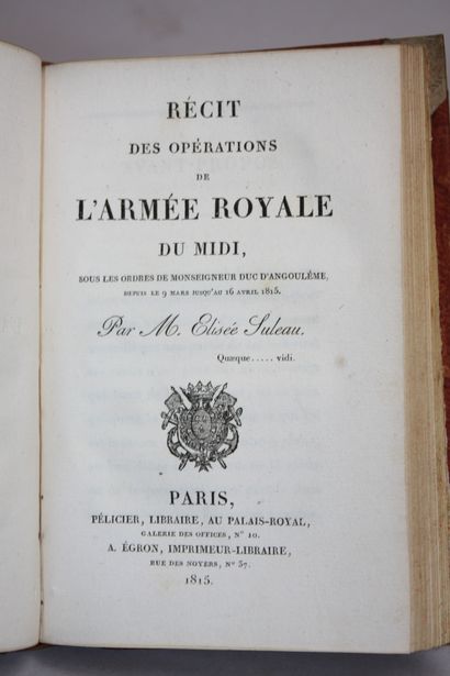 [REVOLUTION PREMIER EMPIRE]. 4 textes en...
