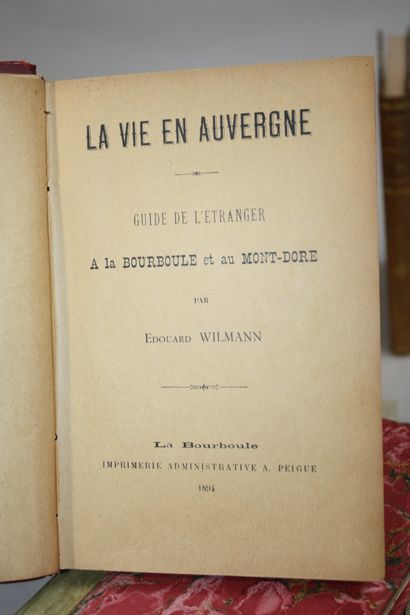 [AUVERGNE]. 6 volumes in-12 reliés :
BIELAWSLI...