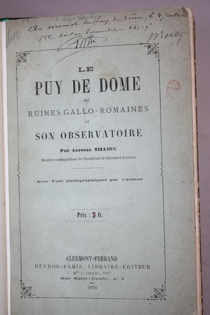 [LECOQ]. L'Indicateur d'Auvergne, ou guide...