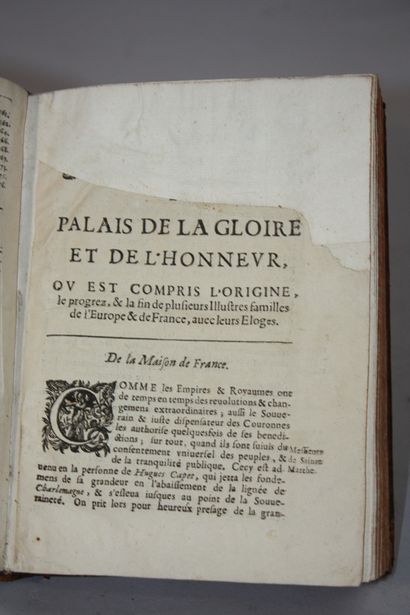 [ANSELME DE SAINTE-MARIE]. Le Palais de la...