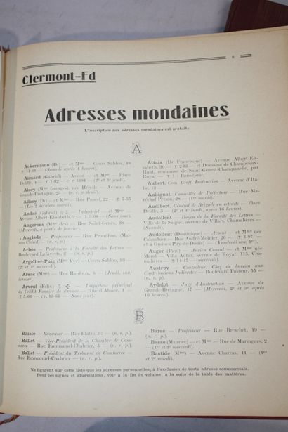 [ANNUAIRES]. 
PUY-DE-DOME dictionnaire annuaire...
