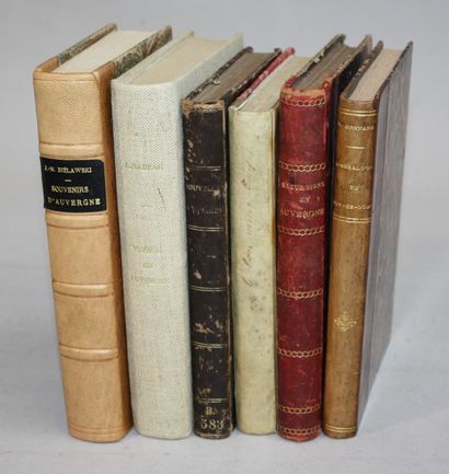 [AUVERGNE]. 6 volumes in-12 reliés :
BIELAWSLI...
