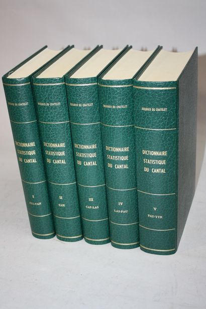 RIBIER DU CHATELET (J.-B. de). Dictionnaire...