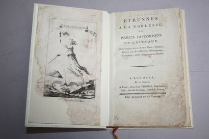 DULAURE (Jacques-Antoine). Etrennes à la...