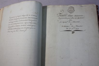 [MANUSCRIT]. TERRIER DE CHEREDON, LA MOTTE...