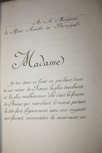 HARCOURT (Comte Louis d’). Reines et régentes...