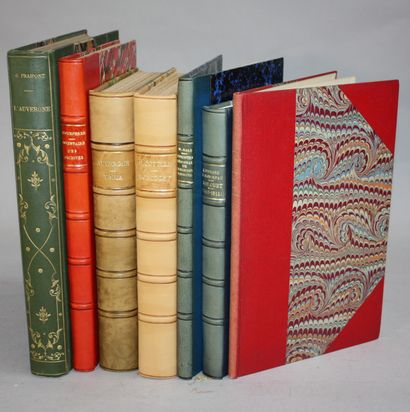 [AUVERGNE VARIA]. 7 volumes: 
FRAIPONT (G.)....
