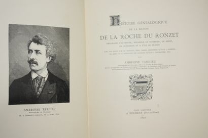 TARDIEU (A.). Histoire généalogique de la...