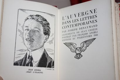 [LIITRATURE AUVERGNATE]. 5 volumes:
DESAYMARD...