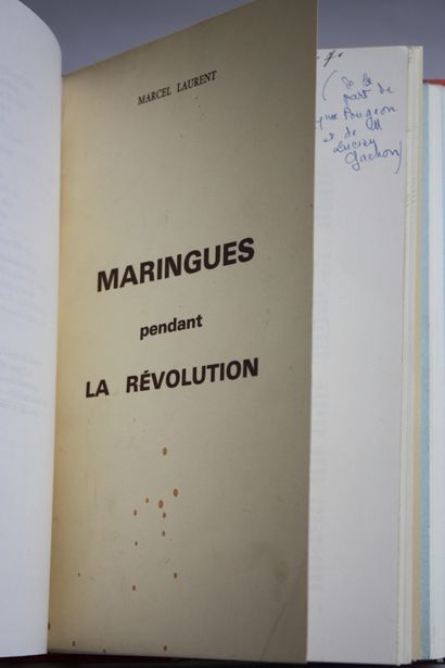 LAURENT (Marcel). Recueil factice de publications...