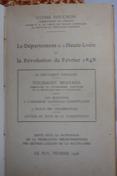 COULAUDON (Aimé). Chazerat : dernier intendant...