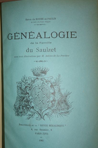 ROURE DE PAULIN (Baron Edmond du Fornel du)....