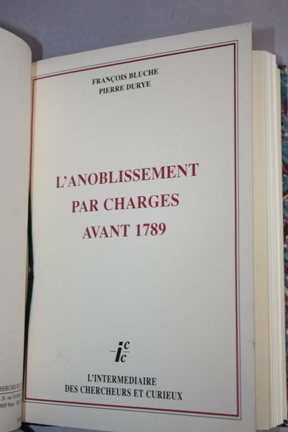 VARIA NOBLESSE. Recueils factices de publications...