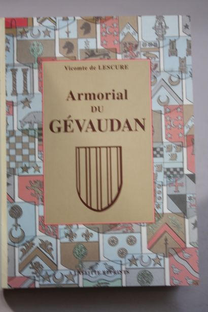 LESCURE (Vicomte de). Armorial du Gévaudan.
Marseille,...