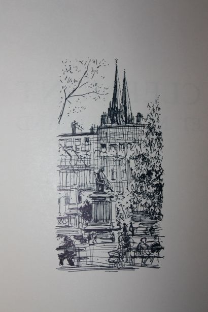[AUVERGNE]. 13 volumes reliés : 
Manry, Clermont-Ferrand....