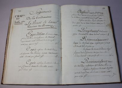 [MANUSCRIT]. INVENTAIRE DES TITRES DE FAMILLE...