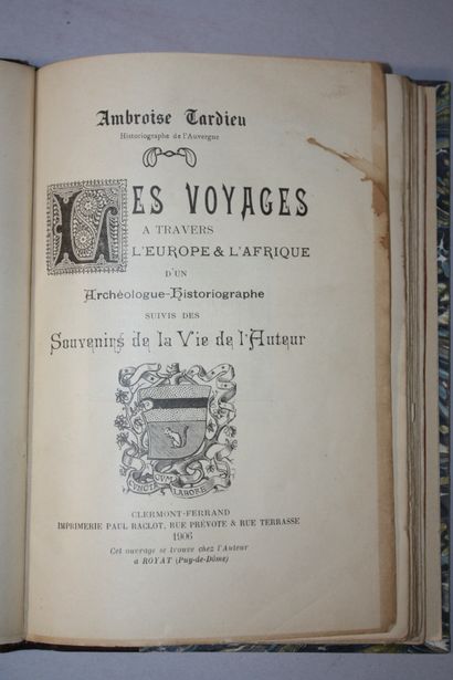 TARDIEU (Ambroise). Histoire illustrée du...