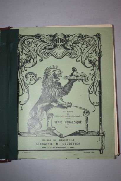 [HERALDIQUE]. 2 volumes :
GUIGARD (Joannis)....