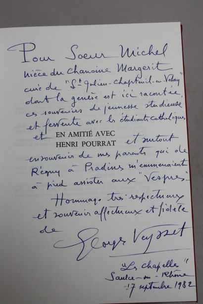 [Henri POURRAT]. 6 volumes
POURRAT. Centenaire...