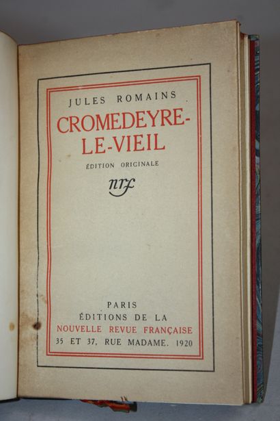 ROMAINS (Jules). Cromedeyre-le-Vieil.
P.,...