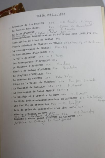 [VARIA]. Ensemble de 6 vol. in-4. Demi-basane...
