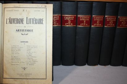 L'AUVERGNE LITTERAIRE, Artistique et Historique....