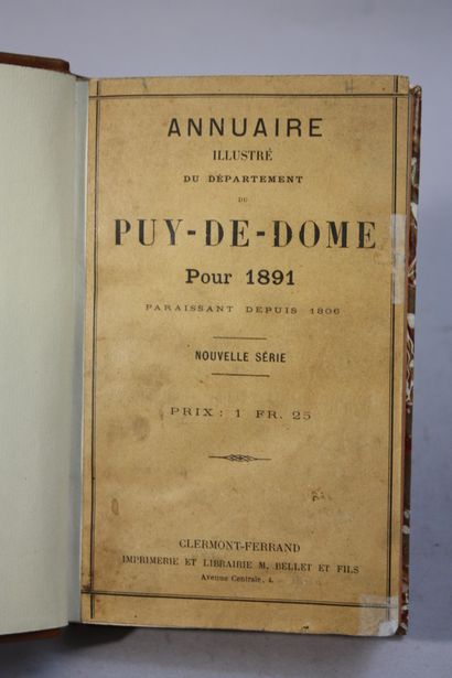 ANNUAIRE ILLUSTRE du Département du Puy-de-Dôme...