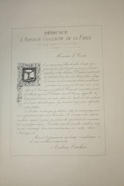 TARDIEU (A.) Histoire de la ville de Clermont-Ferrand...