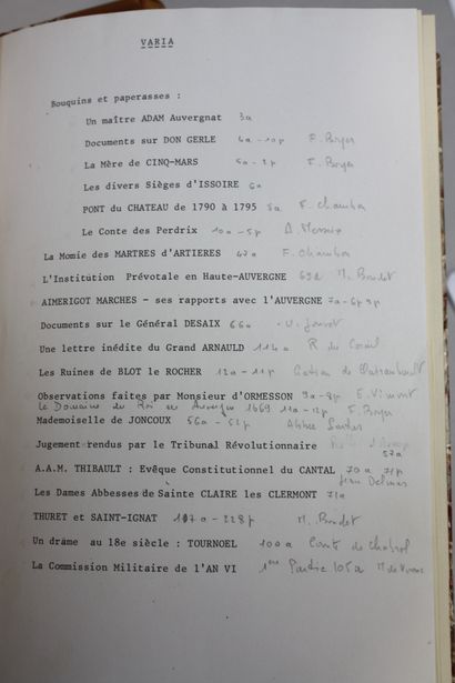 [VARIA]. Ensemble de 6 vol. in-4. Demi-basane...